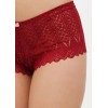 Жіночі мереживні трусики сліпи бордового кольору