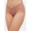 Женские кружевные трусики слипы розового цвета