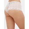 Женские кружевные трусики слипы белого цвета