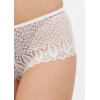 Женские кружевные трусики слипы белого цвета