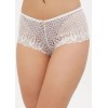 Женские кружевные трусики слипы белый цвет