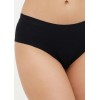Менструальные трусики с высокой талией и защитой от протечки   черные