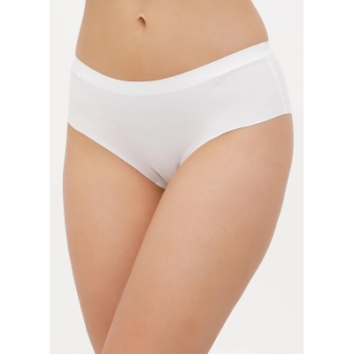 Бесшовные женские слипы белый цвет