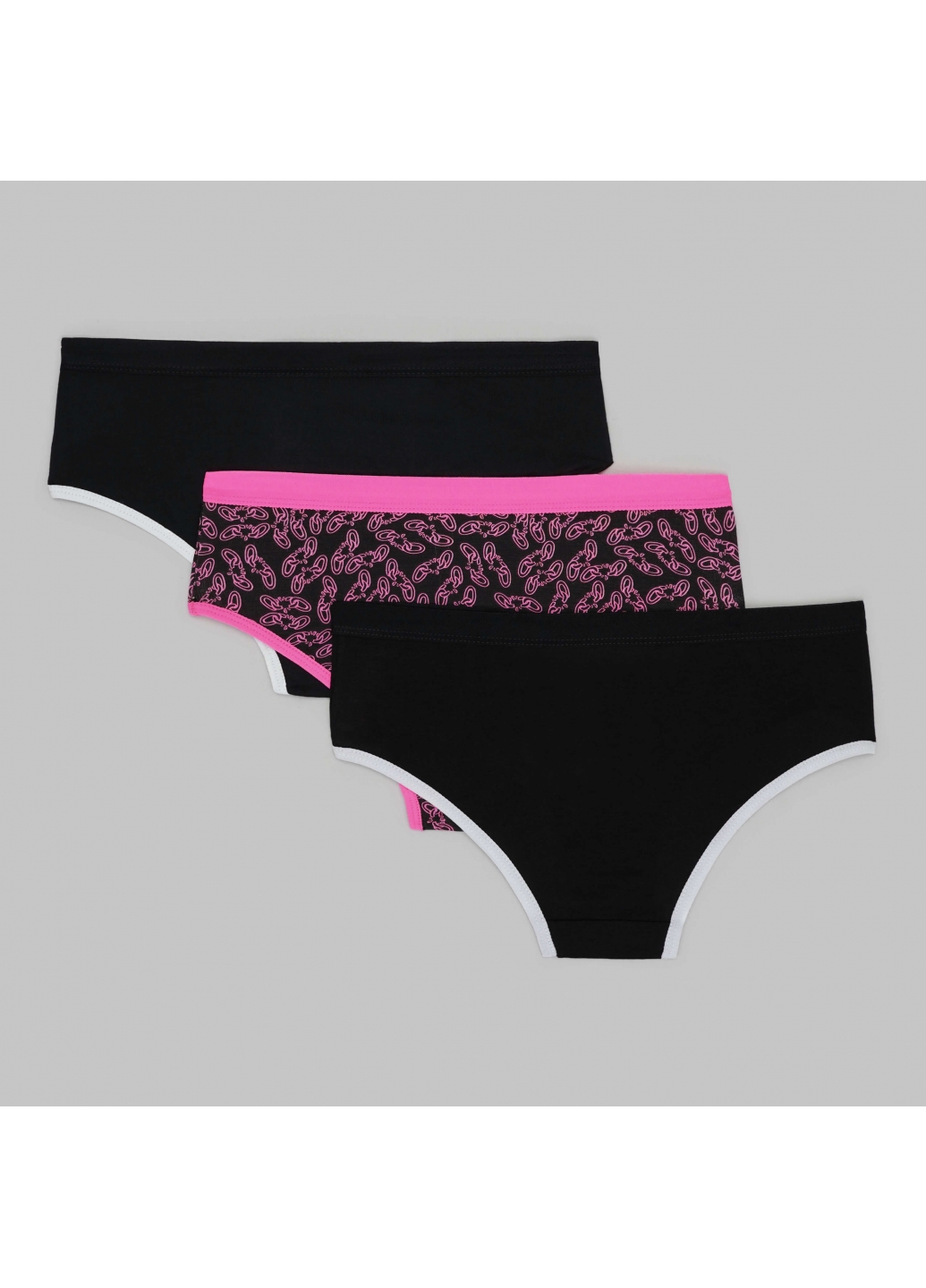 Набір (3шт.) жіночі сліпи з черепом і павуком