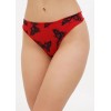 Женские трусики бразилианы красный цвет