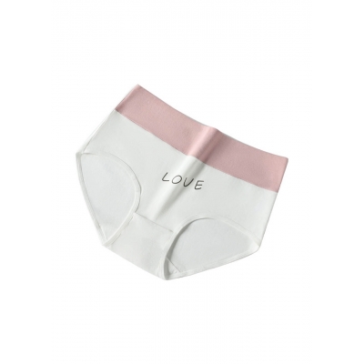 Жіночі високі бавовняні трусики Love