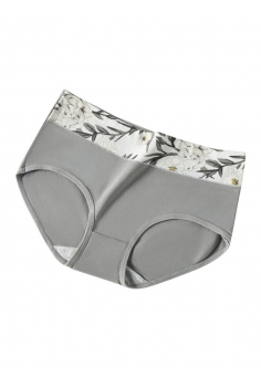 Жіночі безшовні утягуючі трусики з бавовни Коричневі