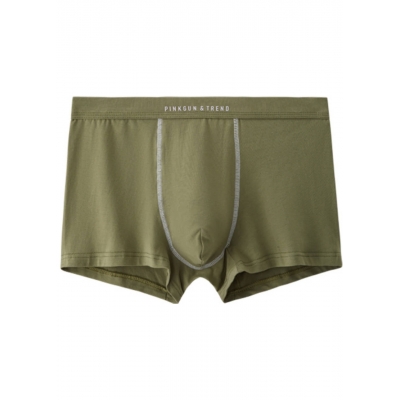 Чоловічі труси боксери бавовняні, оливкові - Олівар