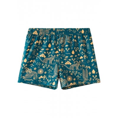 Чоловічі сімейні труси, принт Форест, бірюзові - Форест Бірюза