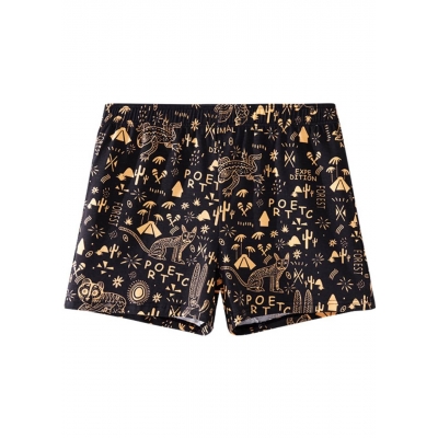 Чоловічі сімейні труси, принт Форест, чорні - Форест Ніч