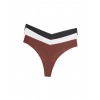 Набор женских бесшовных трусиков стринги со средней посадкой 3шт