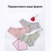 Комплект (4шт.) жіночі труси сліпи мереживні