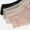 Комплект (4шт.) жіночі труси сліпи мереживні