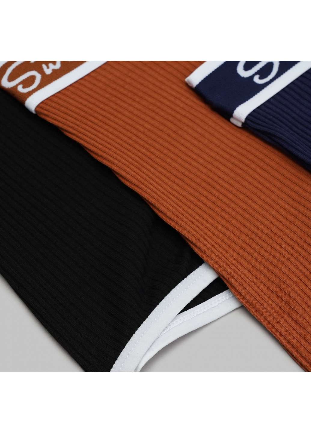 Набір (6 шт.) жіночі труси шортики в рубчик, безшовні, еластичні