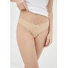 Жіночі безшовні стрінги бежевий