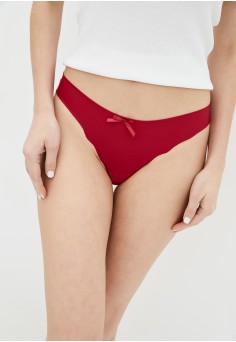 Жіночі безшовні стрінги червоний