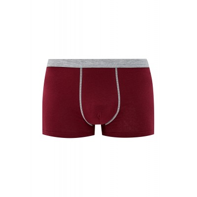Чоловічі труси AO Underwear на білій гумці Бордовий