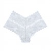 Мереживні шорти Finetoo трусики з низькою посадкою Білий