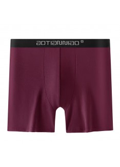 Чоловічі труси AO Underwear боксери довгі бордовий