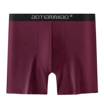 Мужские трусы AO Underwear боксеры длинные бордовый