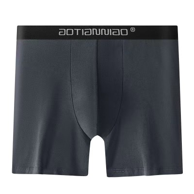 Мужские трусы AO Underwear боксеры длинные серый
