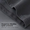 Чоловічі труси-боксери з бавовни, сірі - 3328