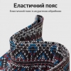 Набір чоловічих сімейних трусів з бавовни з візерунком, 4 шт.: сіро-помаранчеві, сині, зелені, кавові - K3332
