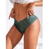 Комплект Жіночих мереживних трусиків з бантиком 4 штуки
