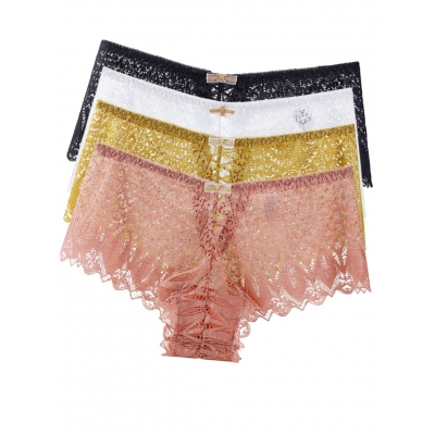 Набор (4шт.) Женские кружевные трусики Очаровательная Четверка Классика