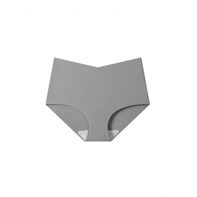 Женские высокие бесшовные трусики Ice Silk Серый