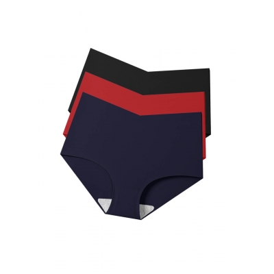 Набір жіночих трусиків Ice Silk (3 шт.) Контрастні відтінки