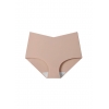 Жіночі високі безшовні трусики Ice Silk Кавовий