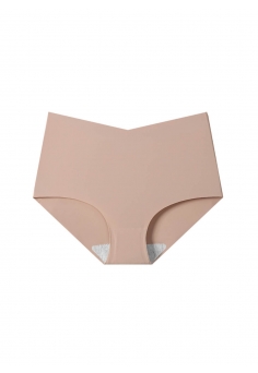 Жіночі високі безшовні трусики Ice Silk Кавовий
