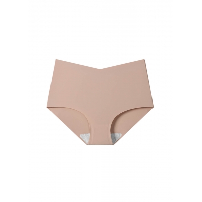 Жіночі високі безшовні трусики Ice Silk Кавовий
