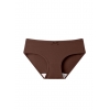 Елегантні бавовняні трусики з бантиком в кавових відтінках