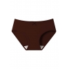 Елегантні безшовні трусики з бантиком: темно-кавовий вибір для комфорту і стилю