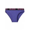Жіночі спортивні бавовняні трусики LOVE – фіолетові