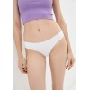 Женские бесшовные брифы Белые