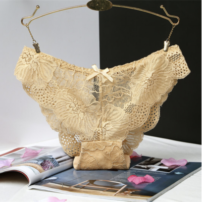 Жіночі мереживні сліпи безшовні з бантиком.