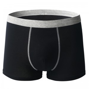 Чоловічі труси AO Underwear на білій резинці Чорний