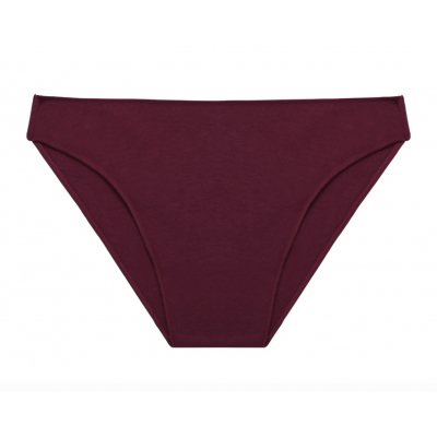 Трусики базові однотонні бавовна бордова