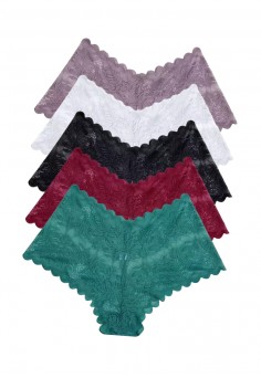 Комплект мереживних трусиків шортів Finetoo з низькою посадкою (5шт.)