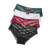 Комплект Женских кружевных трусиков с бантиком 4 штуки